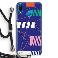 CaseCompany Gestalte 5: Huawei P20 Lite Transparant Hoesje met koord