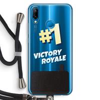 CaseCompany Victory Royale: Huawei P20 Lite Transparant Hoesje met koord