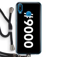 CaseCompany 9000: Huawei P20 Lite Transparant Hoesje met koord