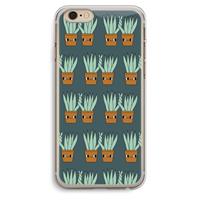 CaseCompany Sansevieria: iPhone 6 Plus / 6S Plus Transparant Hoesje