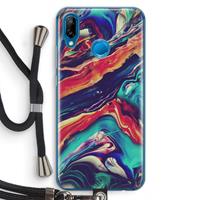 CaseCompany Chameleon Sun: Huawei P20 Lite Transparant Hoesje met koord