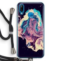 CaseCompany Cosmic Silence: Huawei P20 Lite Transparant Hoesje met koord