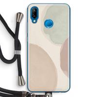 CaseCompany Geo #8: Huawei P20 Lite Transparant Hoesje met koord