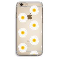 CaseCompany Margrietjes: iPhone 6 Plus / 6S Plus Transparant Hoesje