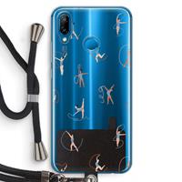 CaseCompany Dancing #3: Huawei P20 Lite Transparant Hoesje met koord