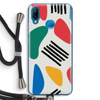 CaseCompany Illustratieve pop 1: Huawei P20 Lite Transparant Hoesje met koord