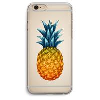 CaseCompany Grote ananas: iPhone 6 Plus / 6S Plus Transparant Hoesje