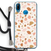 CaseCompany Terrazzo N°18: Huawei P20 Lite Transparant Hoesje met koord