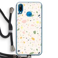 CaseCompany Terrazzo N°21: Huawei P20 Lite Transparant Hoesje met koord