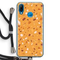 CaseCompany Terrazzo N°24: Huawei P20 Lite Transparant Hoesje met koord