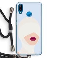 CaseCompany Incognito: Huawei P20 Lite Transparant Hoesje met koord