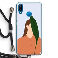 CaseCompany Leaf: Huawei P20 Lite Transparant Hoesje met koord