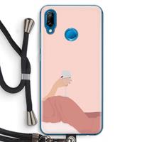 CaseCompany Wine: Huawei P20 Lite Transparant Hoesje met koord