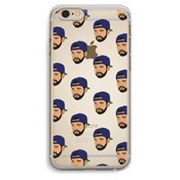CaseCompany Drake Away: iPhone 6 Plus / 6S Plus Transparant Hoesje