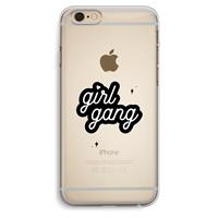 CaseCompany Girl Gang: iPhone 6 Plus / 6S Plus Transparant Hoesje