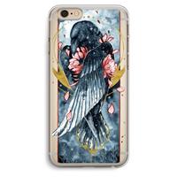 CaseCompany Golden Raven: iPhone 6 Plus / 6S Plus Transparant Hoesje