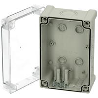 Fibox Enclosure, PC Clear transparent cover 5824029 Universal-Gehäuse 187 x 122 x 90 Polycarbonat L