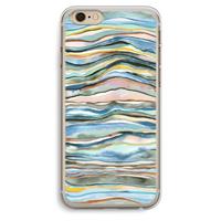 CaseCompany Watercolor Agate: iPhone 6 Plus / 6S Plus Transparant Hoesje