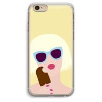 CaseCompany Ice cream: iPhone 6 Plus / 6S Plus Transparant Hoesje