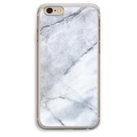 CaseCompany Witte marmer: iPhone 6 Plus / 6S Plus Transparant Hoesje