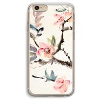 CaseCompany Japanse bloemen: iPhone 6 Plus / 6S Plus Transparant Hoesje