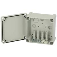 Fibox Enclosure, PC Grey cover 5824039 Universal-Gehäuse 110 x 110 x 65 Polycarbonat Lichtgrau (RAL