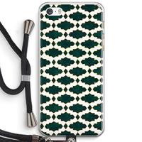 CaseCompany Moroccan tiles: iPhone 5 / 5S / SE Transparant Hoesje met koord