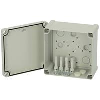 Fibox Enclosure, PC Grey cover 5824041 Universal-Gehäuse 130 x 130 x 75 Polycarbonat Lichtgrau (RAL