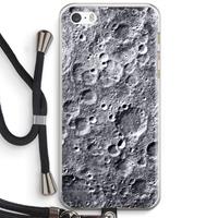 CaseCompany Maanlandschap: iPhone 5 / 5S / SE Transparant Hoesje met koord