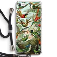 CaseCompany Haeckel Trochilidae: iPhone 5 / 5S / SE Transparant Hoesje met koord