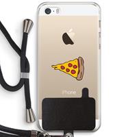 CaseCompany You Complete Me #1: iPhone 5 / 5S / SE Transparant Hoesje met koord