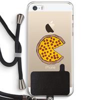 CaseCompany You Complete Me #2: iPhone 5 / 5S / SE Transparant Hoesje met koord