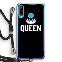CaseCompany Queen zwart: Huawei P30 Lite Transparant Hoesje met koord