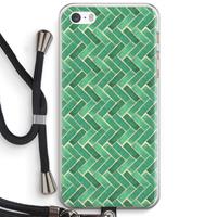 CaseCompany Moroccan tiles 2: iPhone 5 / 5S / SE Transparant Hoesje met koord