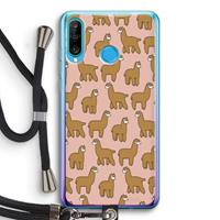 CaseCompany Alpacas: Huawei P30 Lite Transparant Hoesje met koord