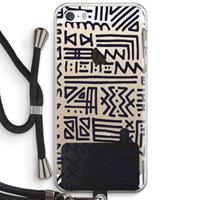 CaseCompany Marrakech print: iPhone 5 / 5S / SE Transparant Hoesje met koord