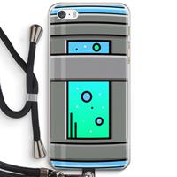 CaseCompany Chug Bottle: iPhone 5 / 5S / SE Transparant Hoesje met koord