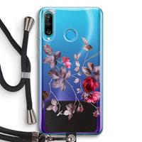 CaseCompany Mooie bloemen: Huawei P30 Lite Transparant Hoesje met koord