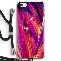 CaseCompany Phoenix: iPhone 5 / 5S / SE Transparant Hoesje met koord