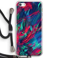 CaseCompany Pilgrims Of The Sea: iPhone 5 / 5S / SE Transparant Hoesje met koord