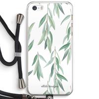 CaseCompany Branch up your life: iPhone 5 / 5S / SE Transparant Hoesje met koord
