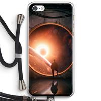 CaseCompany Ephemeral: iPhone 5 / 5S / SE Transparant Hoesje met koord