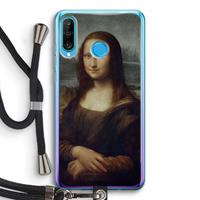CaseCompany Mona Lisa: Huawei P30 Lite Transparant Hoesje met koord
