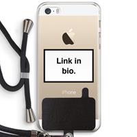 CaseCompany Link in bio: iPhone 5 / 5S / SE Transparant Hoesje met koord