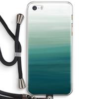 CaseCompany Ocean: iPhone 5 / 5S / SE Transparant Hoesje met koord