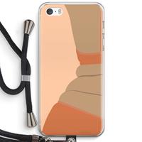CaseCompany Bikini: iPhone 5 / 5S / SE Transparant Hoesje met koord