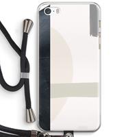 CaseCompany Baca: iPhone 5 / 5S / SE Transparant Hoesje met koord