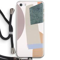 CaseCompany Lindo: iPhone 5 / 5S / SE Transparant Hoesje met koord