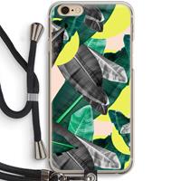 CaseCompany Fantasie jungle: iPhone 6 / 6S Transparant Hoesje met koord