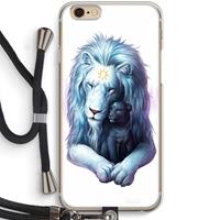 CaseCompany Child Of Light: iPhone 6 / 6S Transparant Hoesje met koord